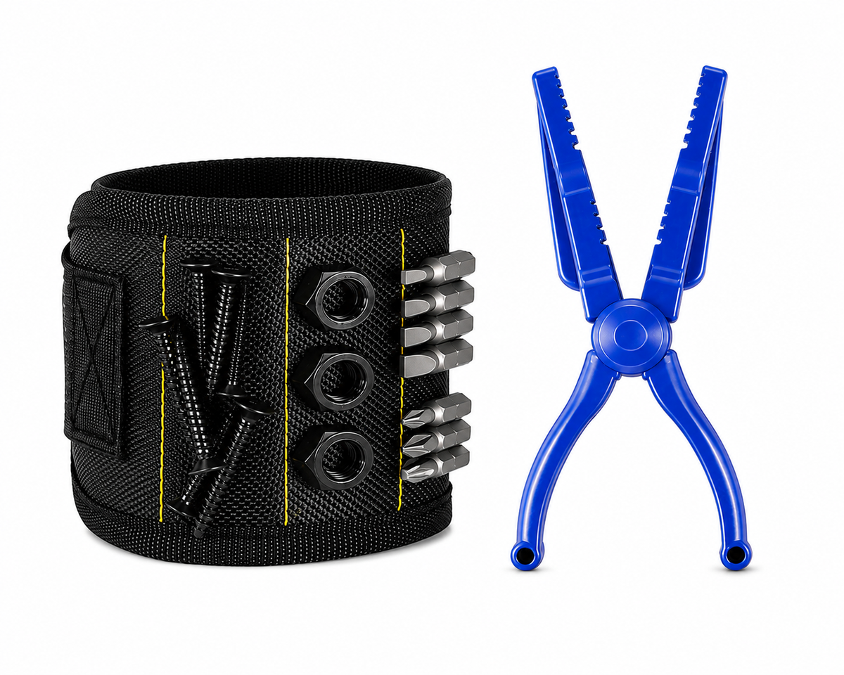Kit Pulsera Magnética y Sujetador de Clavos