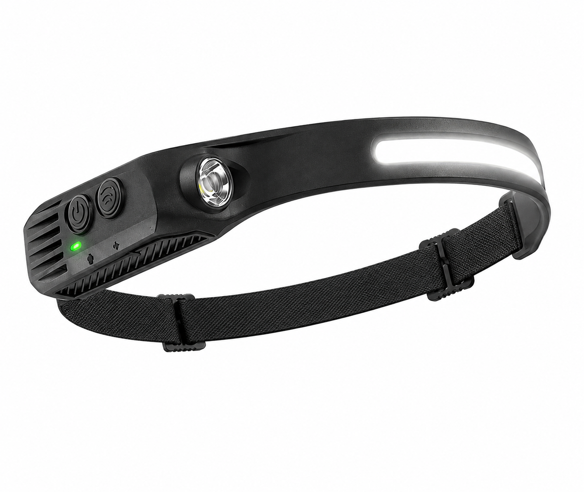 Linterna Frontal LED Manos Libres con Sensor de Movimiento